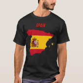 spain flag t-shirt (Voorkant)