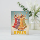 Spain Flamenco Dancers Travel Briefkaart (Staand voorkant)