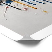 Spain Football Citiscape Oil Painting Style Art Poster (Hoek)