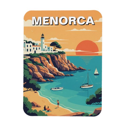 Spain Menorca Postcard Magneet (Verticaal)
