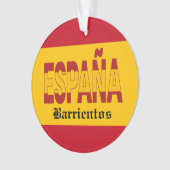 SPAIN Monogram - SEE BACK! Ornament (voorkant)