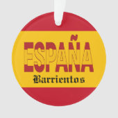 SPAIN Monogram - SEE BACK!  Ornament (voorkant)