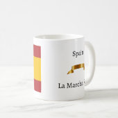Spain Mug With Flag and Name of Anthem Koffiemok (Voorkant rechts)