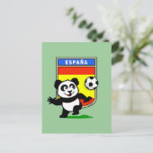 Spain Panda Briefkaart (Staand voorkant)