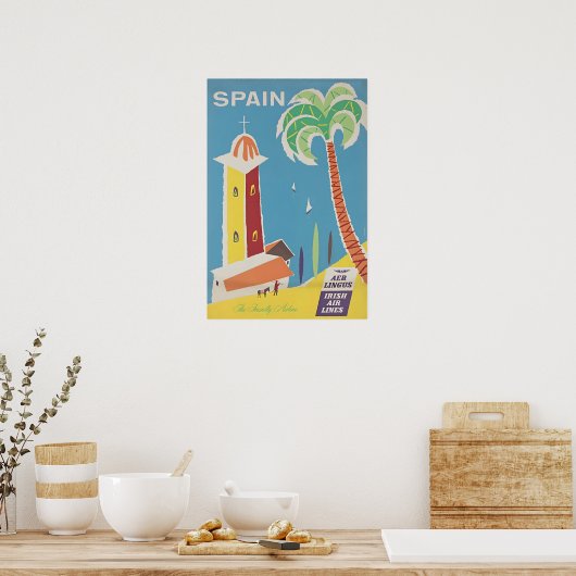 Spain Print Spanish Travel Art Poster (Keuken)