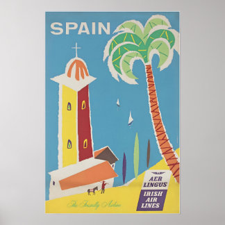 Spain Print Spanish Travel Art Poster