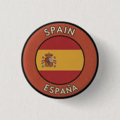 Spain Ronde Button 3,2 Cm (Voorkant)