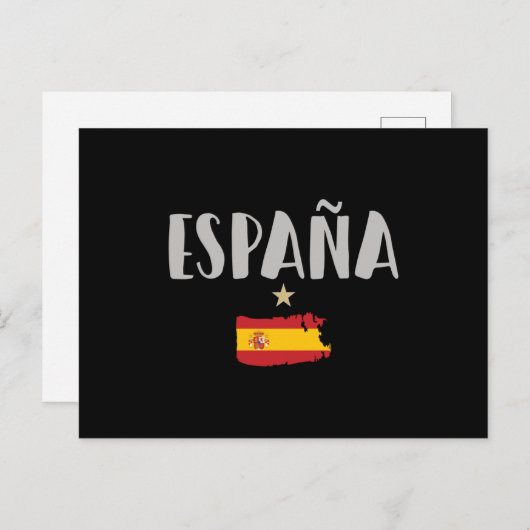 Spain Soccer FC Briefkaart (Voorkant / Achterkant)