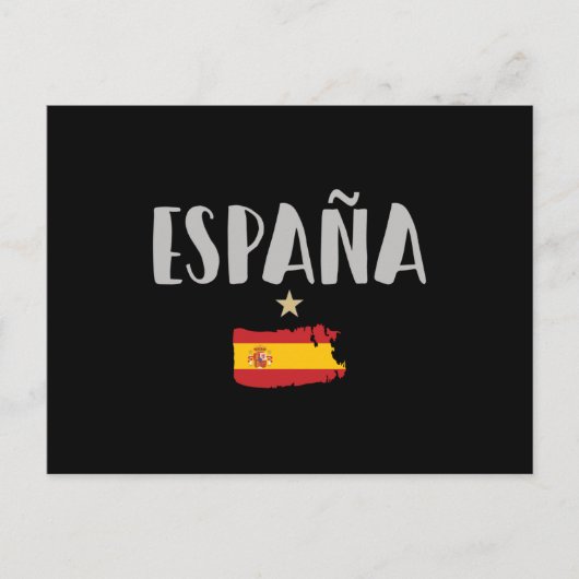 Spain Soccer FC Briefkaart (Voorkant)