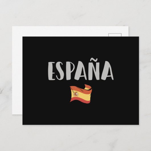 Spain Soccer FC Briefkaart (Voorkant / Achterkant)