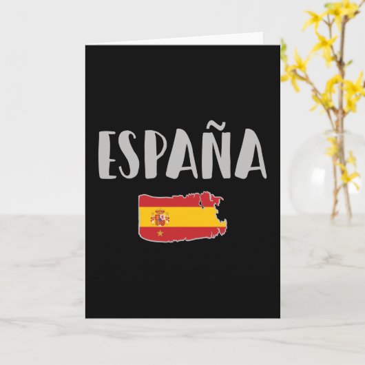 Spain Soccer FC Kaart (Gele Bloem)