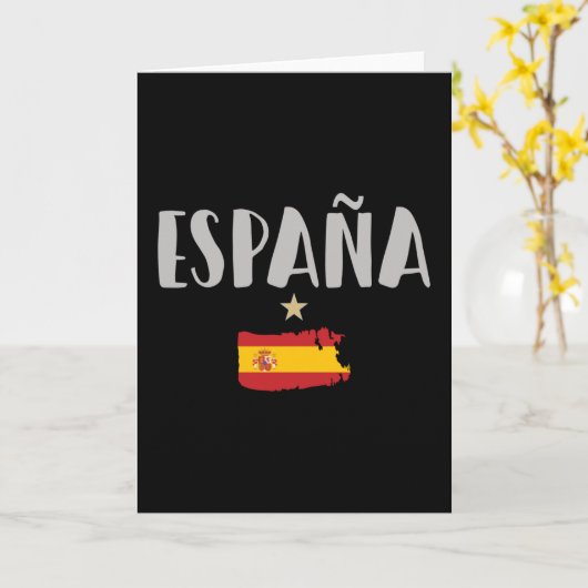 Spain Soccer FC Kaart (Gele Bloem)