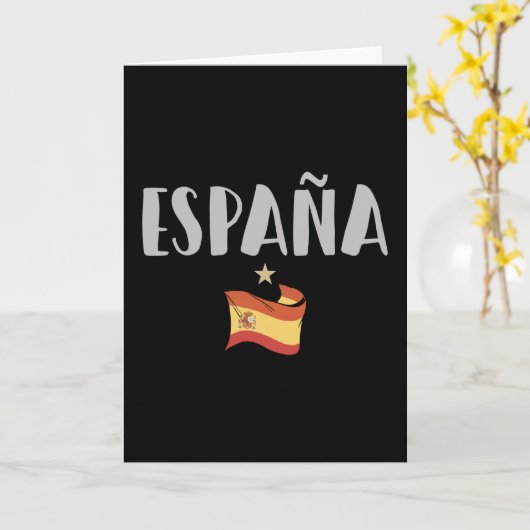 Spain Soccer FC Kaart (Gele Bloem)