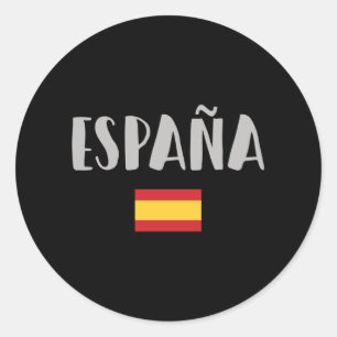 Spain Soccer FC Ronde Sticker