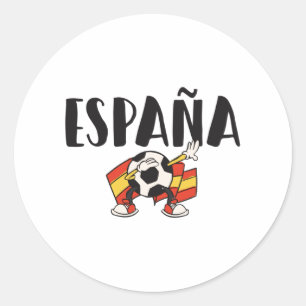 Spain Soccer FC Ronde Sticker