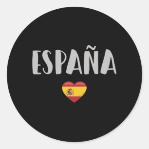 Spain Soccer FC Ronde Sticker