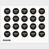 Spain Soccer FC Ronde Sticker (Vel)