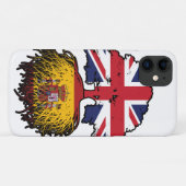 Spain Spanish British UK Verenigd Koninkrijk Case-Mate iPhone Case (Achterkant (horizontaal))