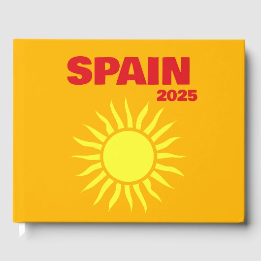 Spain travel coffee table book gastenboek (Voorkant)