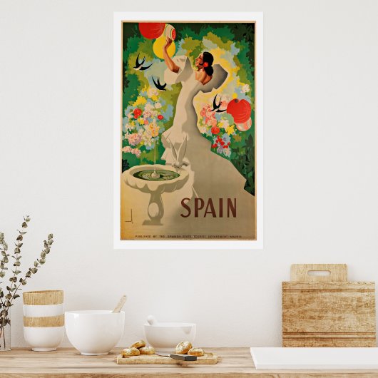 Spain - Vintage Travel Posters (Keuken)