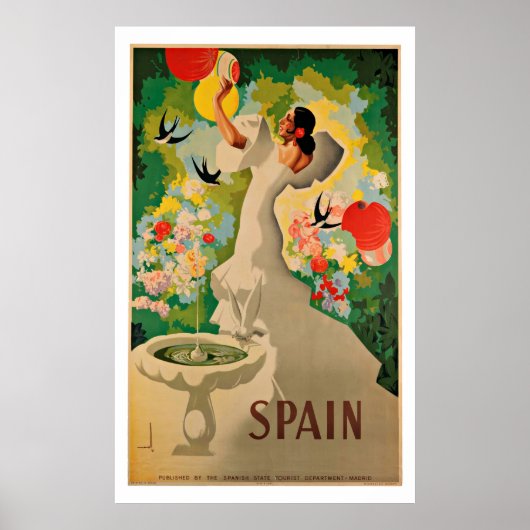 Spain - Vintage Travel Posters (Voorkant)