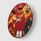 Spain world cup football team grote klok (Hoek)