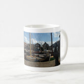 Spakenburg Harbour Panoramische Coffee Mok (Voorkant rechts)