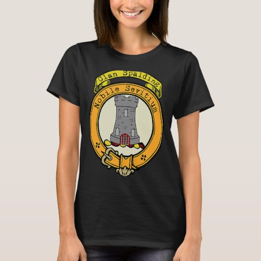 Spalding Nairn Clan Scottish Crest T-shirt (Voorkant)