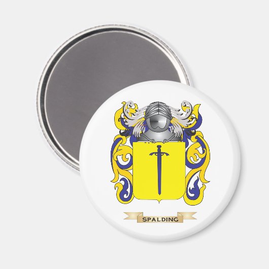 Spalding wapenschild (Family Crest) Magneet (Voorkant / Achterkant)