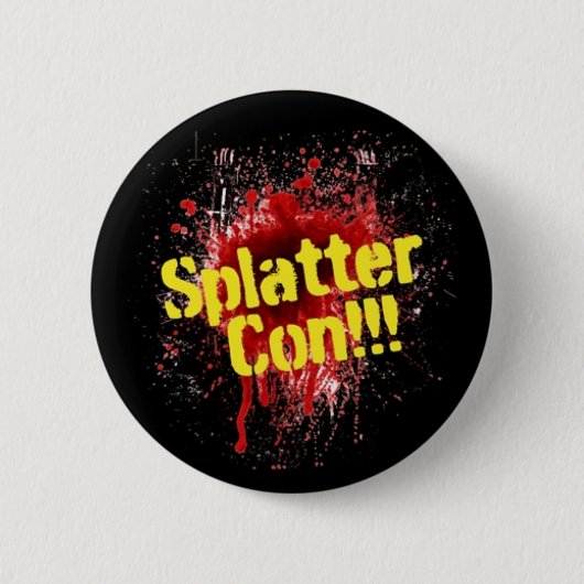 Spaltter Con!! Knoop Ronde Button 5,7 Cm (Voorkant)