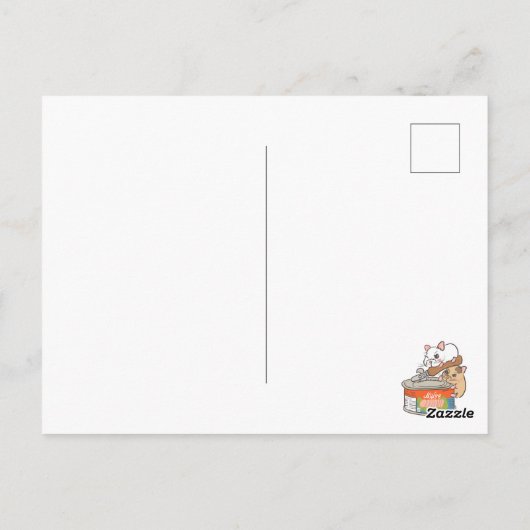 Spam Briefkaart (Achterkant)