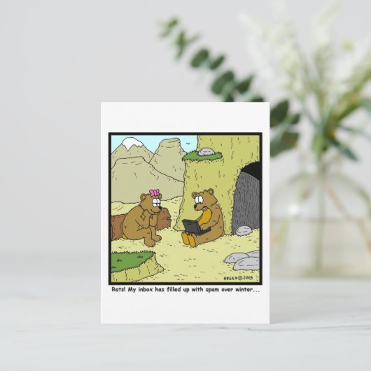 Spam Briefkaart (Staand voorkant)