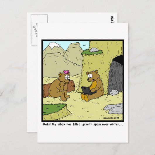 Spam Briefkaart (Voorkant / Achterkant)