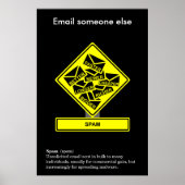 Spam Information Security Awareness Poster (Voorkant)