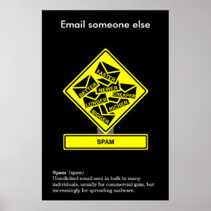 Spam Information Security Awareness Poster