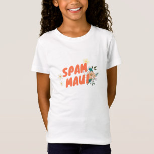 Spam Maui met bloemen Musubi Maui T-shirt