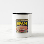 Spam-Mok Tweekleurige Koffiemok (Center)