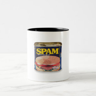 Spam-Mok Tweekleurige Koffiemok