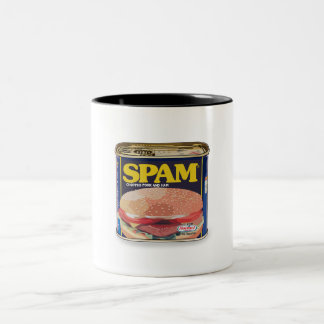 Spam-Mok Tweekleurige Koffiemok