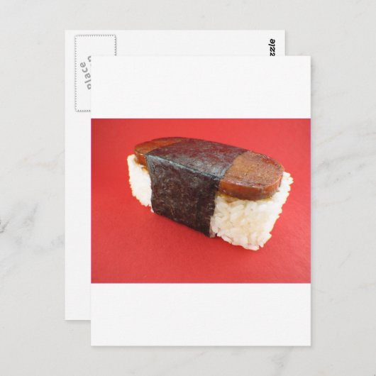 Spam Musubi Briefkaart (Voorkant / Achterkant)