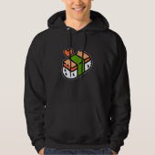 Spam Musubi Food Instruction Diagram Japans Hawa Hoodie (Voorkant)
