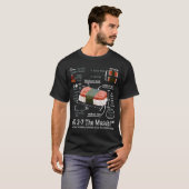 Spam Musubi Food Instruction Diagram Japans Hawa T-shirt (Voorkant volledig)