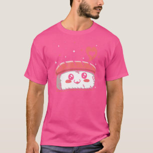Spam Musubi Food Instruction Diagram Japans Hawa T-shirt