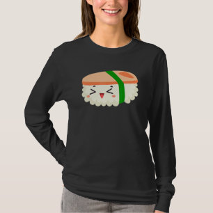 Spam Musubi Voedsel Instructie Diagram Japans Hawa T-shirt