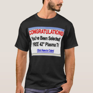 Spam op een shirt