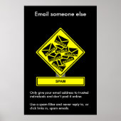 Spam Security Awareness Poster (Voorkant)