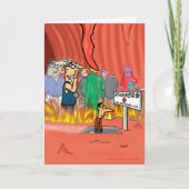 Spammer in Hell Cartoon - Grappige Verjaardag Kaart (Voorkant)