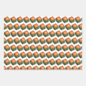 Spanakopita Moussaka Baklava Griekse Prints voor v Inpakpapier Vel (Voorkant 3)