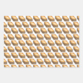 Spanakopita Moussaka Baklava Griekse Prints voor v Inpakpapier Vel (Voorkant)