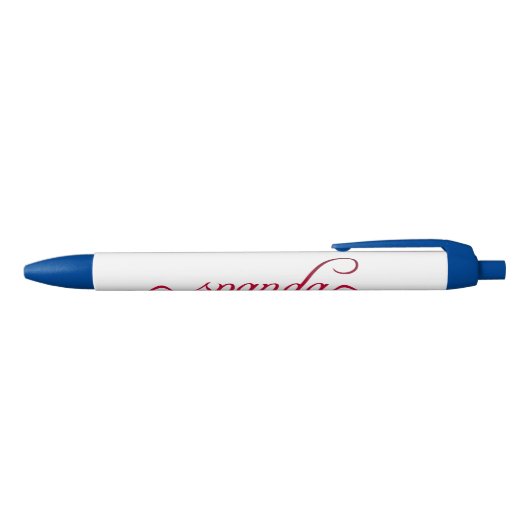 Spanda® Logo Zwarte Inkt Pen (Bovenkant)